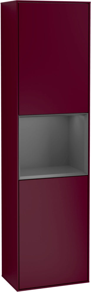 Villeroy & Boch Hochschrank Finion F460GF – 418 mm, Glossy White Lacquer, mit Beleuchtung & SoftClosing
