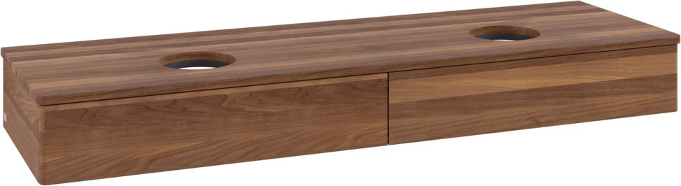 Villeroy & Boch Waschtischunterschrank Antao 1600 mm Warm Walnut mit 2 Auszügen
