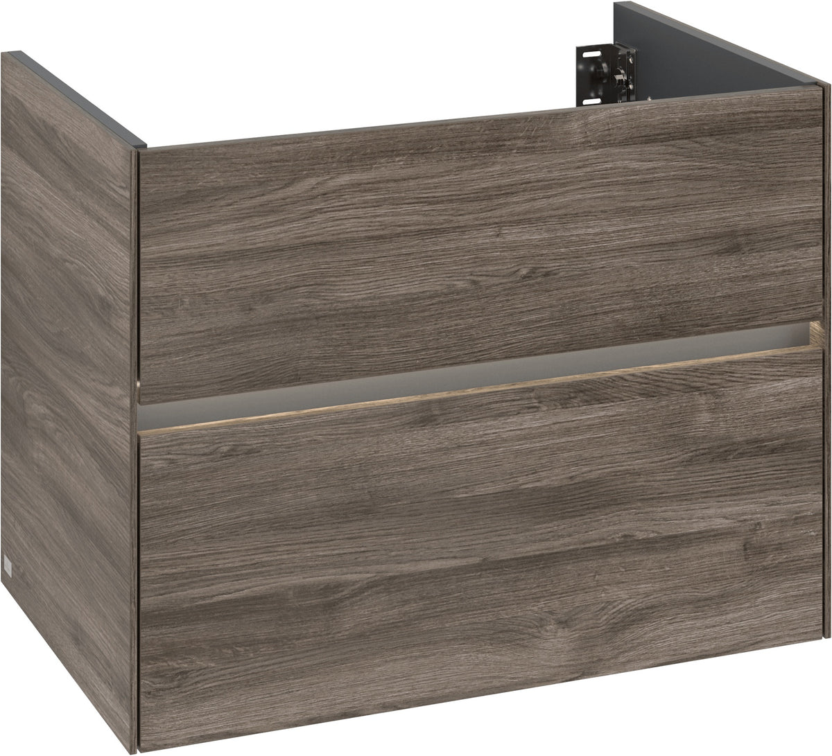 Villeroy & Boch Waschbeckenunterschrank Collaro C13800 White Oak – 796 mm, 2 Auszüge, SoftClosing