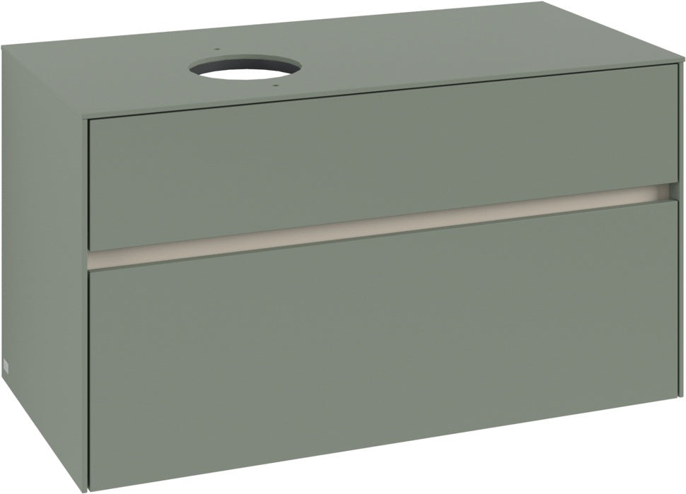 Villeroy & Boch Collaro Waschbeckenunterschrank 1000 mm White Oak mit SoftClosing