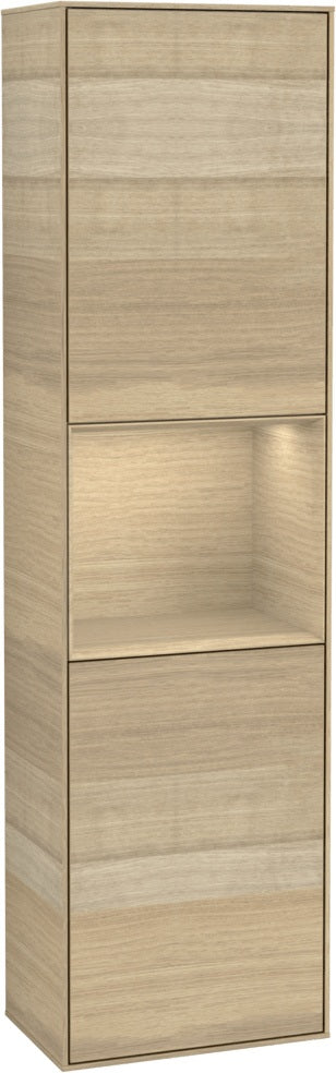 Villeroy & Boch Hochschrank Finion G460GF – Hochglanz Weiß, LED-Beleuchtung, SoftClose