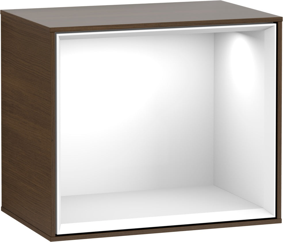 Villeroy & Boch Finion Regalmodul G580GF 418x358x270mm Glossy White Lacquer mit Beleuchtung