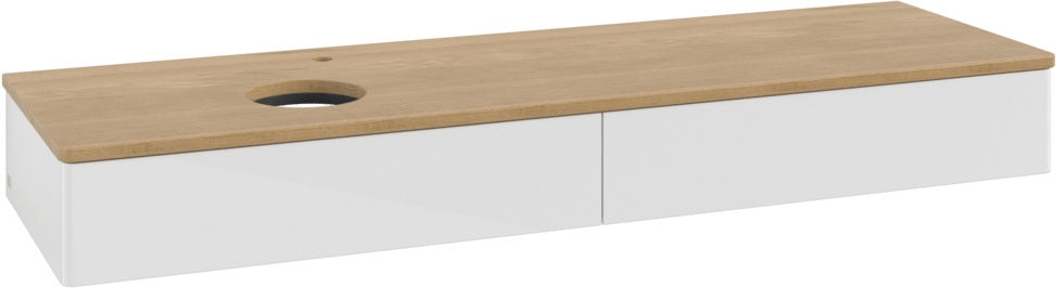 Villeroy & Boch Waschbeckenunterschrank Antao K15051 1600x190x500mm Glossy White Lacquer