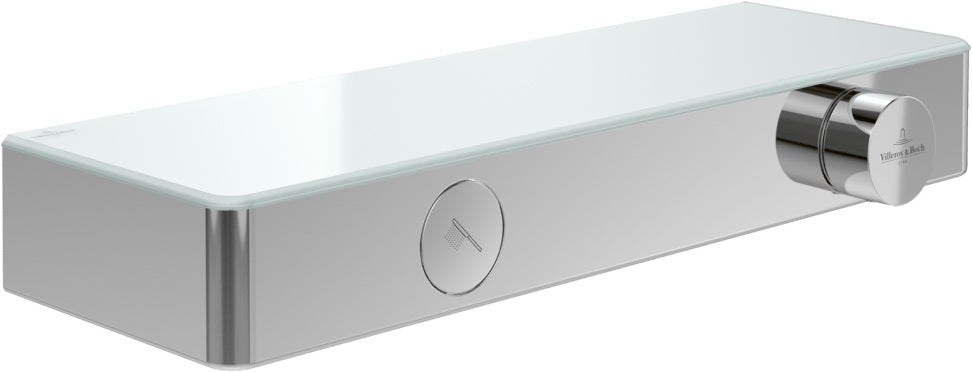 Villeroy & Boch Duschthermostat Infinity Showers TVS11 – Eckig, Chrom, Wandmontage, Push-Button