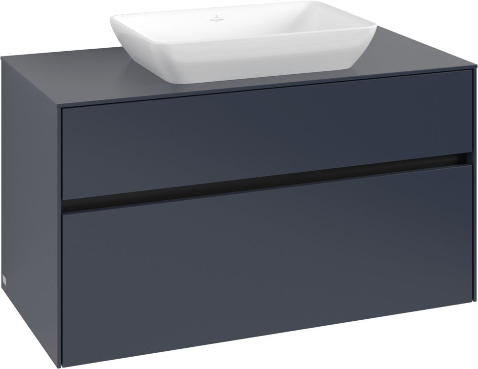 Villeroy & Boch Waschtischunterschrank Collaro C109 B0 1000 mm White Oak mit LED-Beleuchtung und SoftClosing