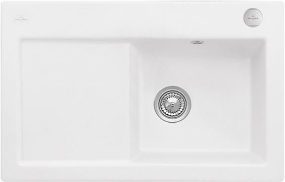 Villeroy & Boch Subway 45 Einbauspüle 780x510mm Keramik Ivory CeramicPlus
