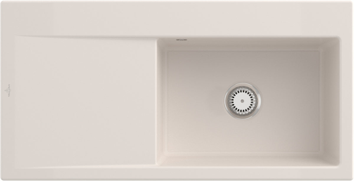 Villeroy & Boch Einbauspüle Subway Style 60 Weiß Alpin CeramicPlus 1000 mm