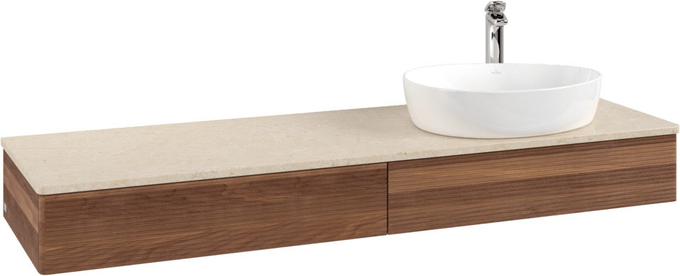 Villeroy & Boch Waschbeckenunterschrank Antao K16153 1600 mm Warm Walnut Massivholz