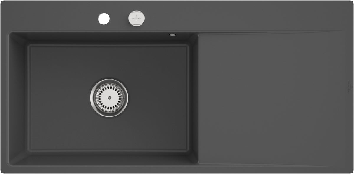 Villeroy & Boch Subway Style 60 Flat Flächenbündige Spüle 980x490mm Weiß Alpin CeramicPlus