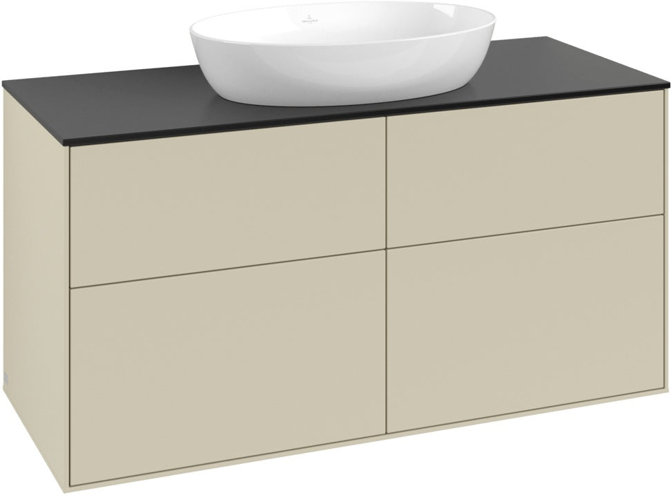 Villeroy & Boch Finion Waschbeckenunterschrank 1000 mm Glossy White Lacquer mit Beleuchtung