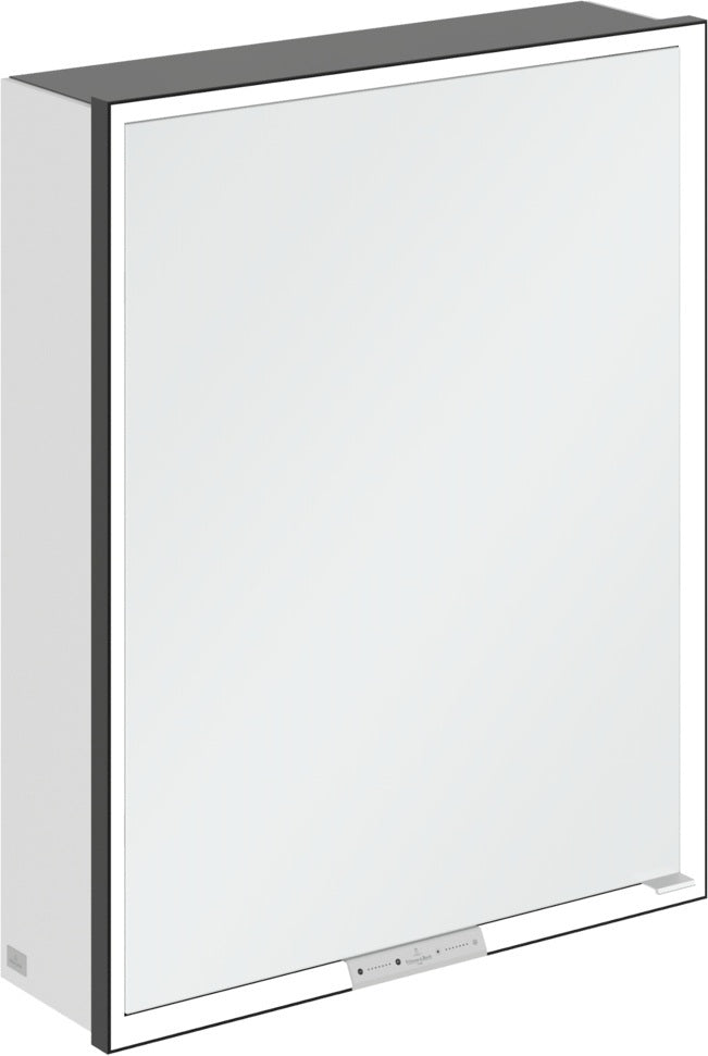 Villeroy & Boch Spiegelschrank My View+ B48110 1000 mm Graphite mit LED-Beleuchtung und SoftClosing