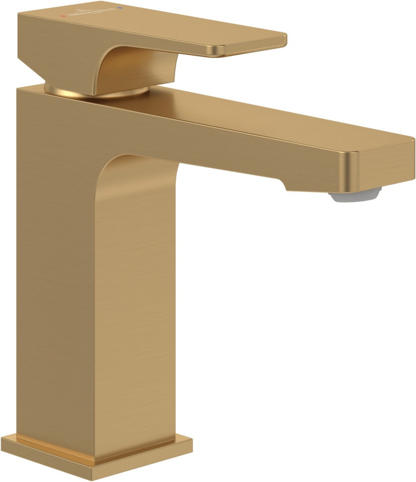 Villeroy & Boch Architectura Square Waschtischarmatur TVW125001000 – Chrom, Comfortstrahl, AirPlus