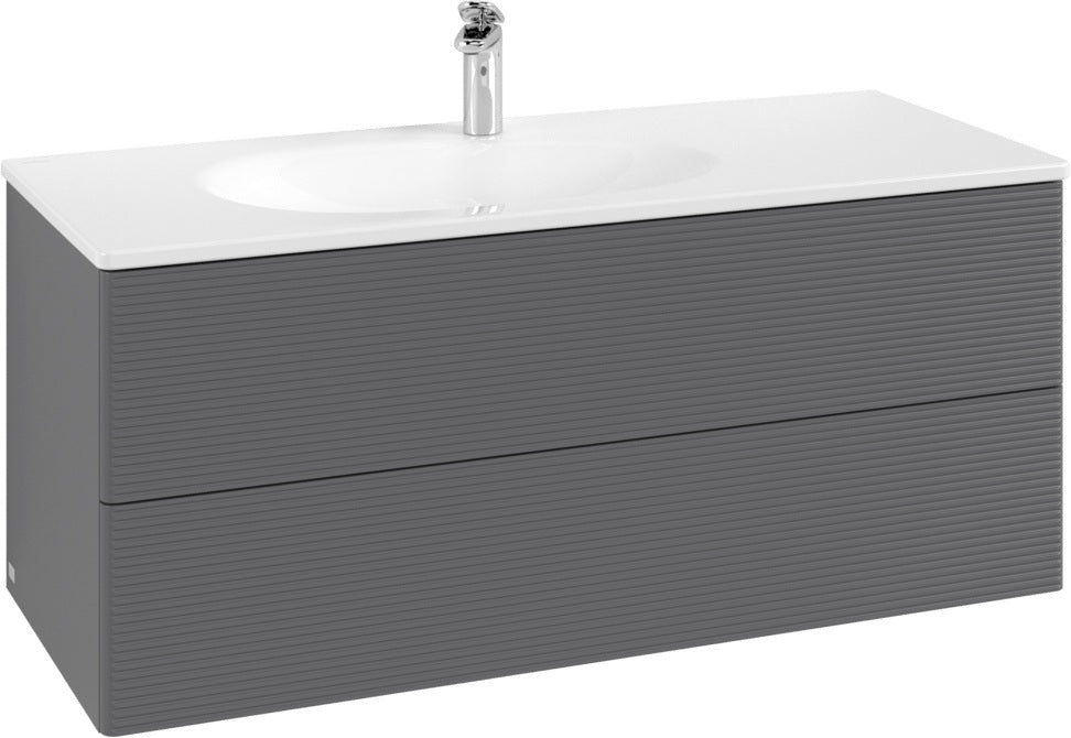 Villeroy & Boch Antao Waschtischunterschrank 1188 mm Glossy White Lacquer mit Beleuchtung