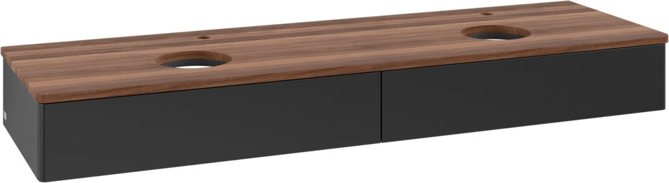 Villeroy & Boch Waschtischunterschrank Antao 1600 mm Anthrazit Matt mit 2 Auszügen