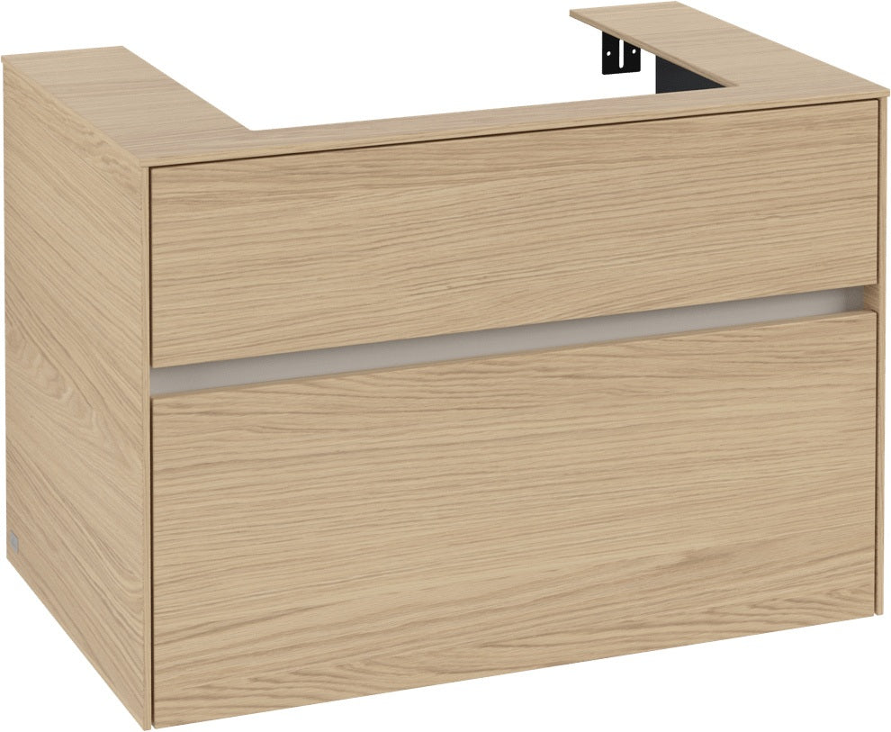 Villeroy & Boch Waschbeckenunterschrank Collaro C080 Nordic Oak 800 mm mit SoftClosing