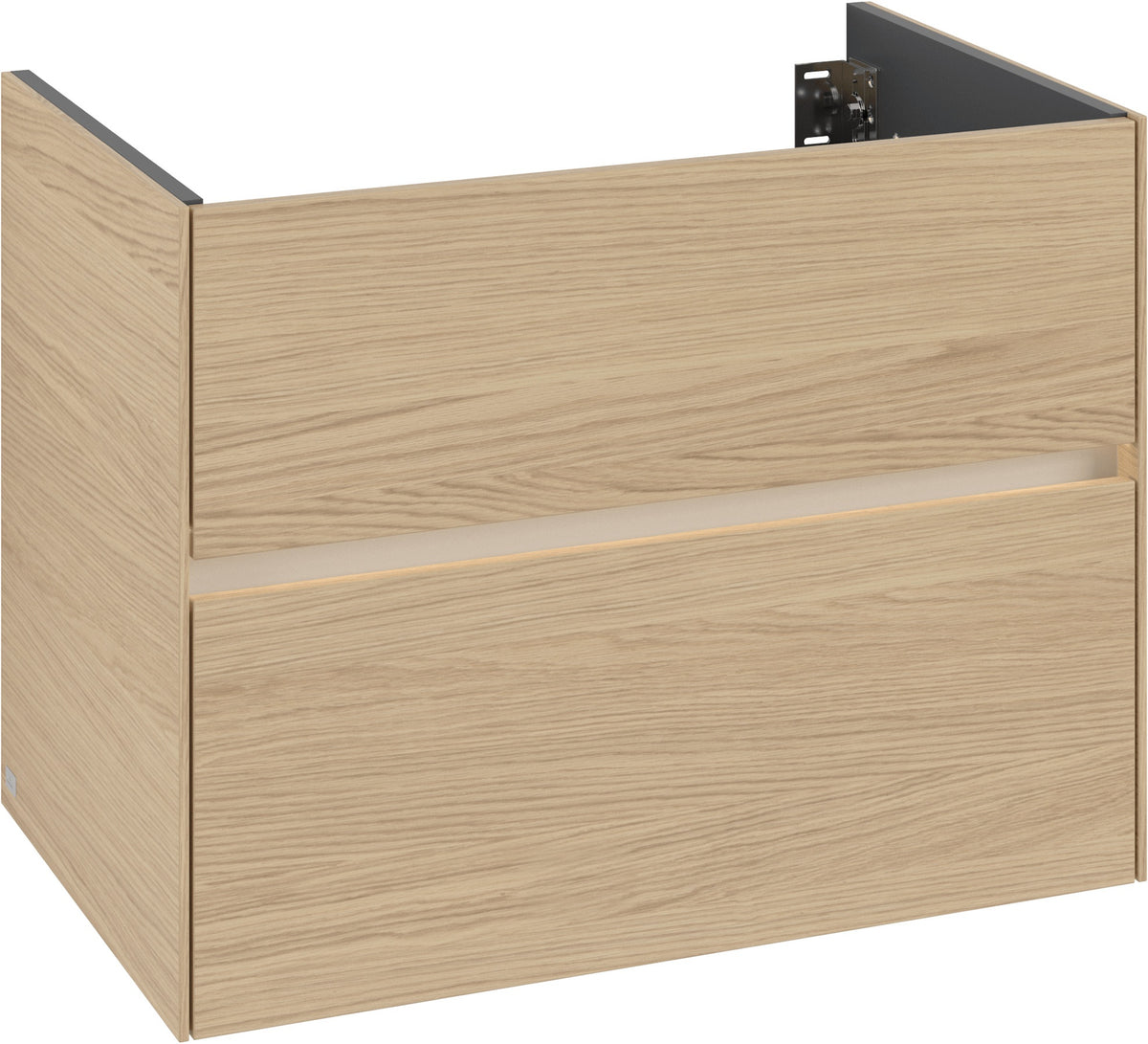 Villeroy & Boch Waschbeckenunterschrank Collaro C13800 White Oak – 796 mm, 2 Auszüge, SoftClosing
