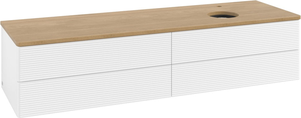 Villeroy & Boch Antao Waschtischunterschrank 1600 mm White Matt Lacquer mit LED-Beleuchtung