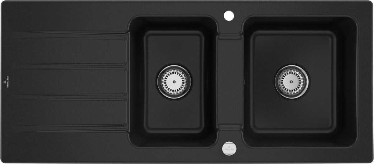 Villeroy & Boch Einbauspüle Architectura 80 338001R1 Weiß Alpin CeramicPlus 1160x510 mm
