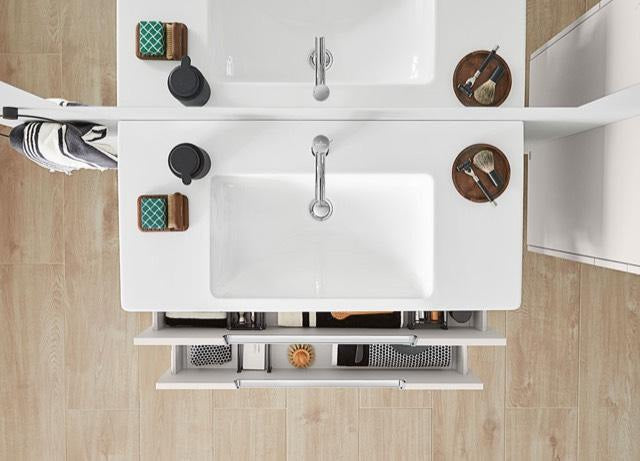 Villeroy & Boch SUBWAY 2.0 Seitenschrank Eiche silbergrau 354x857x370mm