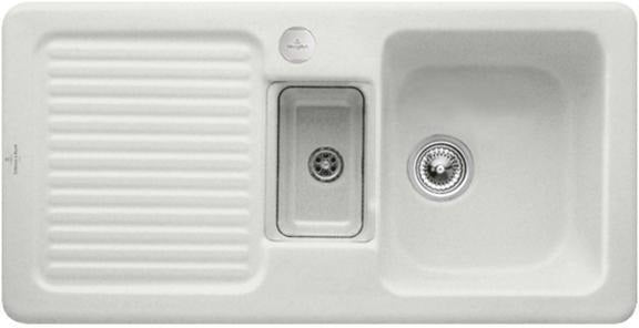 Villeroy & Boch Spüle Condor 60 Snow White 1000x510mm Keramik mit CeramicPlus und Handbetätigung