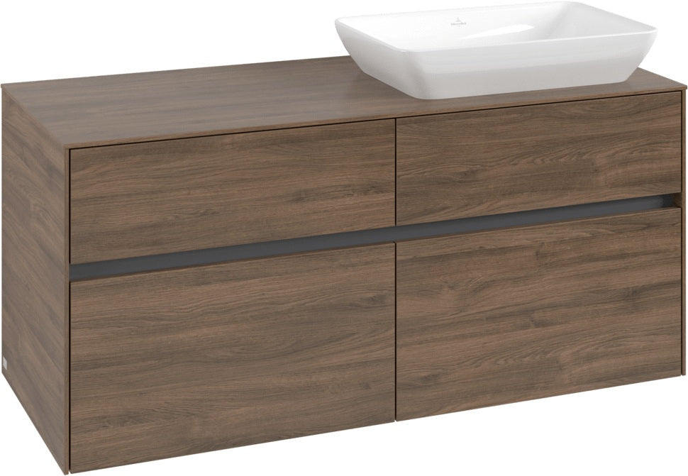 Villeroy & Boch Waschtischunterschrank Collaro C11400 Arizona Oak 1200 mm mit 4 Auszügen