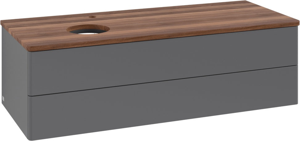 Villeroy & Boch Waschbeckenunterschrank Antao K22051 1200 mm Anthrazit Matt Lack