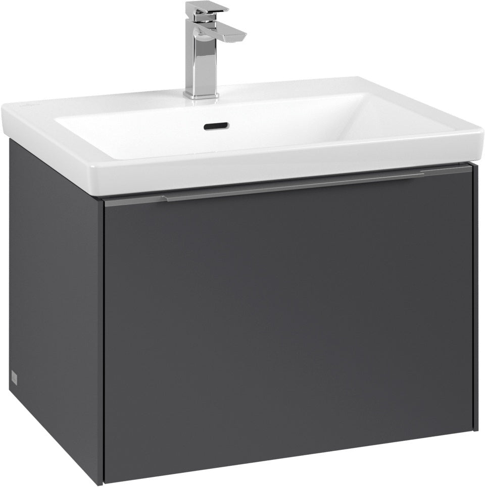 Villeroy & Boch Subway 3.0 Waschtischunterschrank C57500, 622 mm, Brilliant White, mit SoftClosing-Auszug