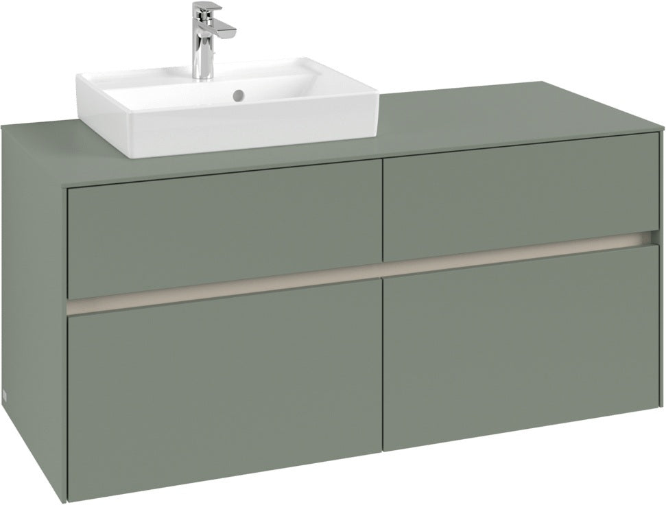 Villeroy & Boch Waschtischunterschrank Collaro C071 B0 1200 mm White Oak mit Beleuchtung