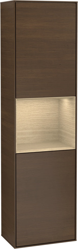 Villeroy & Boch Hochschrank Finion G460GF – Hochglanz Weiß, LED-Beleuchtung, SoftClose