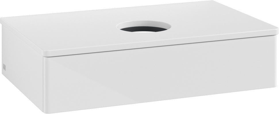 Villeroy & Boch Waschbeckenunterschrank Antao 800 mm Glossy White Lacquer mit Auszug und Push-to-open