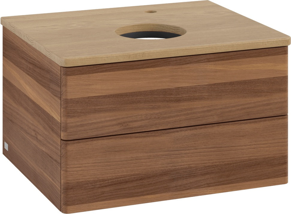 Villeroy & Boch Waschbeckenunterschrank Antao K18051 600x360x500mm Warm Walnut