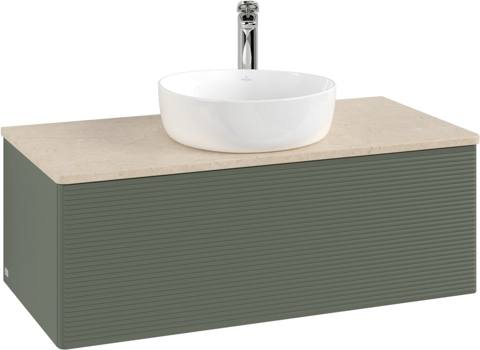 Villeroy & Boch Antao Waschtischunterschrank K31153 1000 mm Anthracite Matt Lackiert