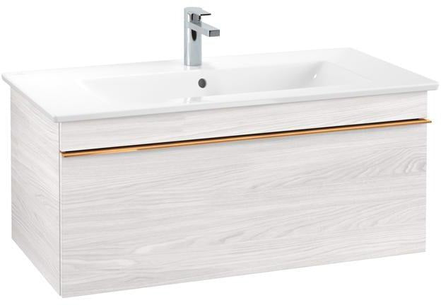 Villeroy & Boch Venticello Waschbeckenunterschrank 953 mm Glossy White – Wandhängend mit Auszug