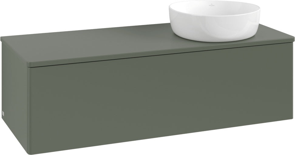 Villeroy & Boch Waschtischunterschrank Antao 1200 mm Anthracite Matt Lack mit LED-Auszugsbeleuchtung