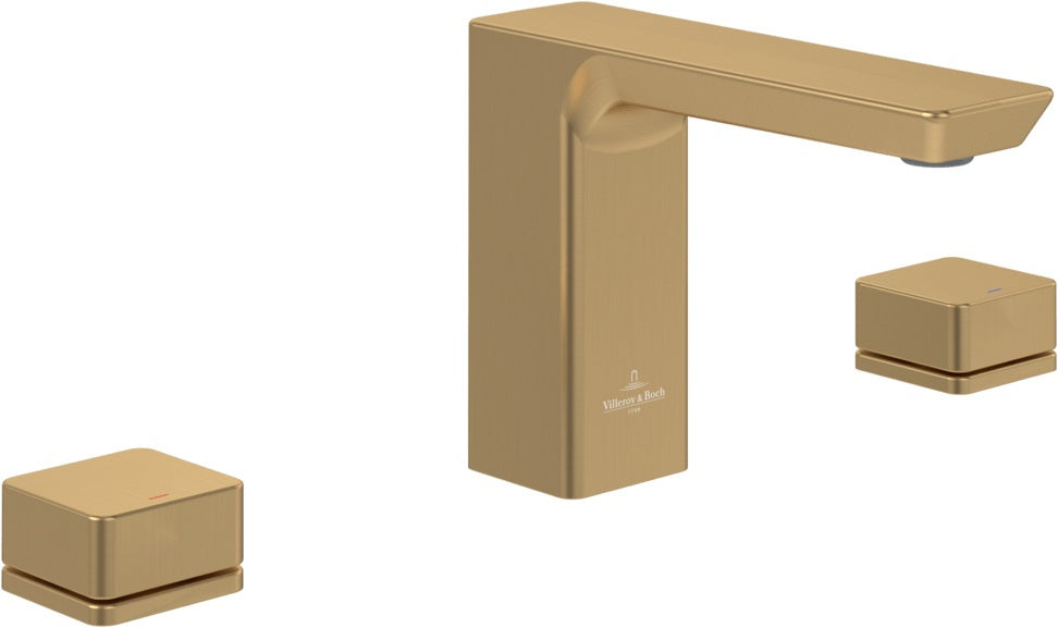 Villeroy & Boch Subway 3.0 Waschtischarmatur TVW11 2005000 – 3-Loch, eckig, Chrom