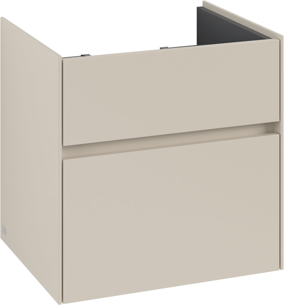 Villeroy & Boch Waschbeckenunterschrank Collaro C008 B0 Kansas Oak mit LED-Beleuchtung und SoftClosing