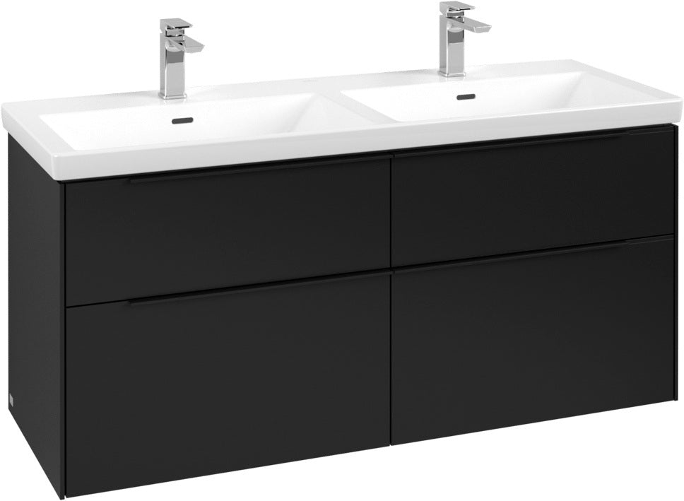 Villeroy & Boch Subway 3.0 Waschtischunterschrank 1272 mm Brilliant White mit 4 Auszügen