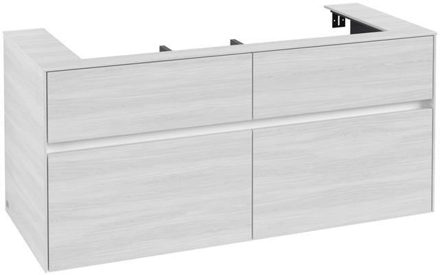Villeroy & Boch Collaro Waschtischunterschrank 1200 mm Soft Grey mit 4 Auszügen