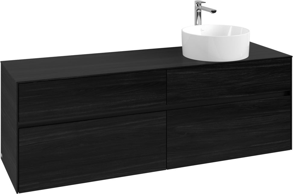 Villeroy & Boch Waschtischunterschrank Collaro C051 B0 1600 mm Glossy White mit LED-Beleuchtung