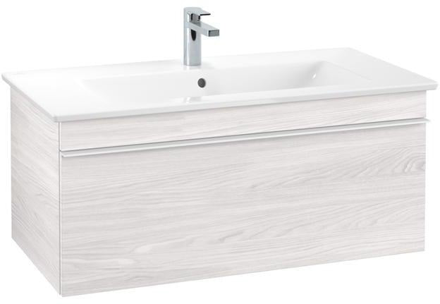 Villeroy & Boch Venticello Waschbeckenunterschrank 953 mm Glossy White – Wandhängend mit Auszug