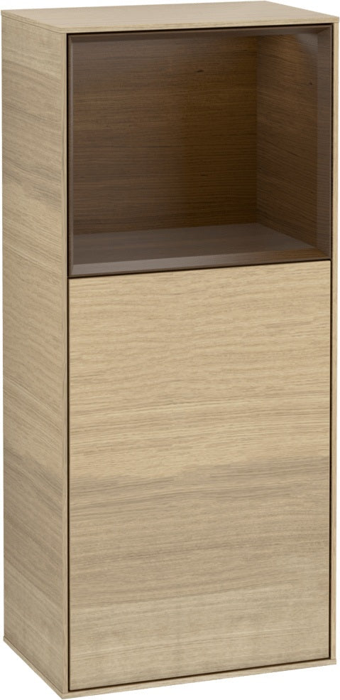 Villeroy & Boch Finion Seitenschrank G510GF, 418 mm, Glossy White Lacquer, mit Beleuchtung