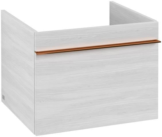 Villeroy & Boch Venticello Waschbeckenunterschrank 553 mm Glossy White – Wandhängend mit Auszug