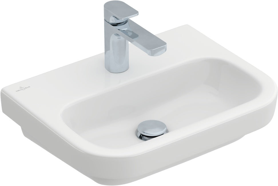 Villeroy & Boch Architectura Handwaschbecken 500x380 mm Weiß Alpin – Wandmontage, ohne Überlauf