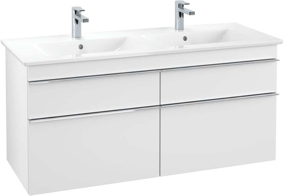 Villeroy & Boch Waschbeckenunterschrank Venticello A 93001, 1253 mm, Glossy White, 4 Auszüge