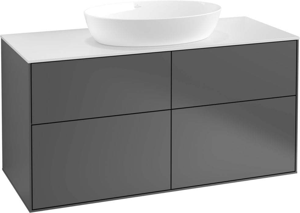Villeroy & Boch Finion Waschbeckenunterschrank FA3200 1200 mm Glossy White Lacquer