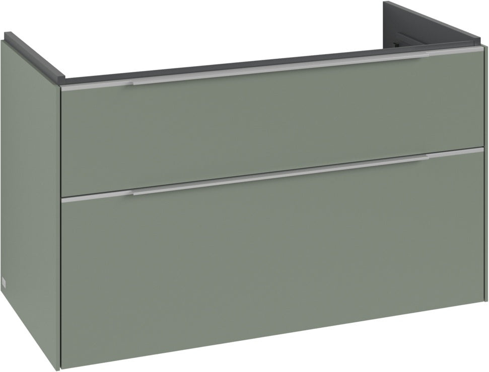 Villeroy & Boch Subway 3.0 Waschtischunterschrank C570L0 Brilliant White mit LED-Beleuchtung und SoftClosing