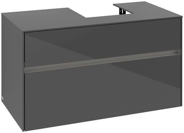 Villeroy & Boch Waschbeckenunterschrank Collaro 1000 mm Glossy White mit LED-Beleuchtung und SoftClosing