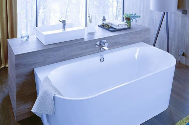 Villeroy & Boch Vorwand-Badewanne Oberon 2.0 1800x800mm Weiß Alpin aus Quaryl