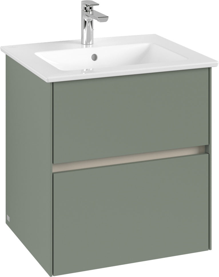 Villeroy & Boch Waschbeckenunterschrank Collaro C142 White Oak 561 mm mit SoftClosing