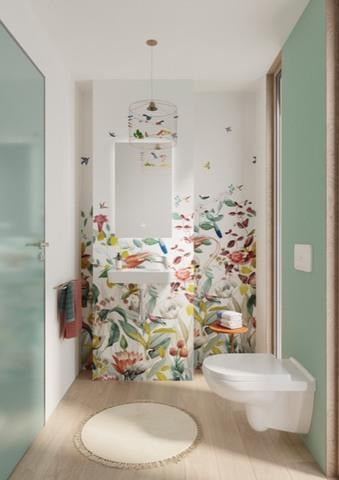 Villeroy & Boch O.novo Tiefspül-WC 5660R0 spülrandlos 360x560mm Weiß Alpin CeramicPlus
